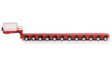 1:50 Scale Diecast Model of Scheuerle 12-Axle InterCombi Trailer - Rosso Red