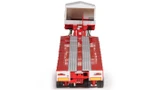 1:50 Scale Diecast Model of Scheuerle 12-Axle InterCombi Trailer - Rosso Red