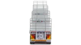 1:50 Scale Diecast Model of Freighter Triple Road Train with Dolly - White/Red