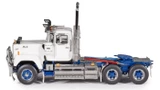 1:50 scale model of Mack Superliner Cab Series 1 AU Day Cab - White over Blue