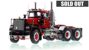 1:50 scale model of Tackaberry's Heavy Hauling 1987 Mack Superliner Tandem Axle Tractor
