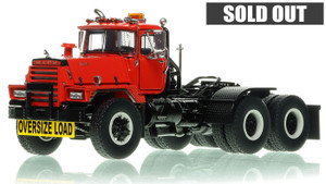 1:50 scale model of Mack RD800 Tandem Axle Tractor - Red over Black 1:50 scale model of Mack RD800 Tandem Axle Tractor - Red over Black