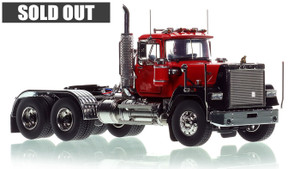 1:50 scale model of Mack Superliner Tandem Axle Tractor - Red over Black 1:50 scale model of Mack Superliner Tandem Axle Tractor - Red over Black