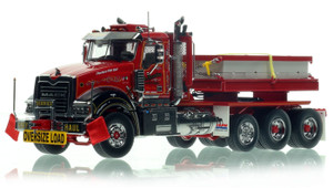 1:50 scale diecast model of DeBerardinis Heavy Haul 2011 Mack Titan 117 Tri-Axle Tractor 1:50 scale diecast model of DeBerardinis Heavy Haul 2011 Mack Titan 117 Tri-Axle Tractor