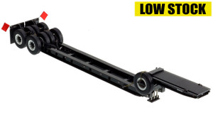 1:50 scale model of 1950s Rogers 90 Ton Beam Trailer - Black