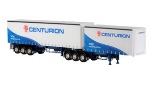1:50 scale diecast model of Freighter T-Liner B Double Trailer Set - Centurion Transport