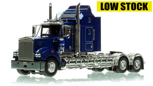 1:50 scale model of Kenworth T900 Tandem Axle Tractor - Metallic Blue AU