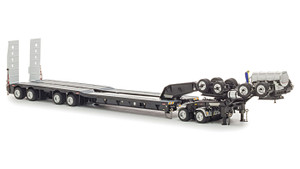 1:50 Scale Diecast Model of Drake Trailers 4x8 Swingwing Drop Deck Trailer + 2x8 Dolly - Gloss Black AU