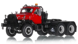 1:50 scale diecast model of Mack B-81 Tandem Axle Tractor - DHH Red over Black