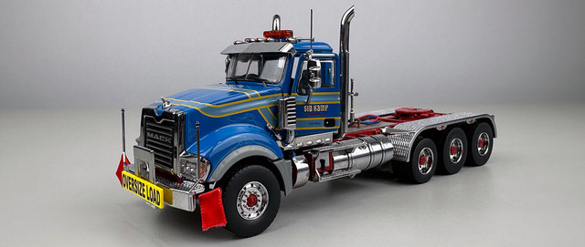 Heavy Haul Replicas Sid Kamp Trucking 2018 Mack Titan Tri-axle Tractor