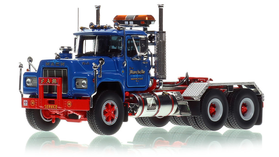 1:50 scale model of F.A. Marchello 1985 Mack R688ST