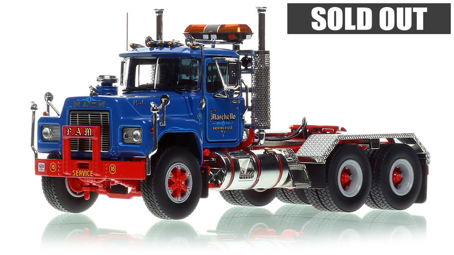 1:50 scale model of F.A. Marchello 1985 Mack R688ST