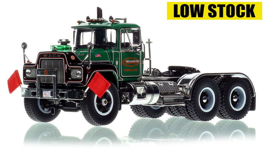 1:50 scale model of G. Greene Construction 1977 Mack R612SX