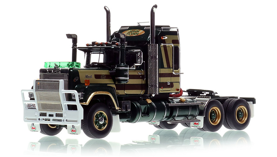 1:50 scale model of Mack Bicentennial Superliner II Tandem-Axle Sleeper -John Flynn AU 1:50 scale diecast model by Drake Collectibles