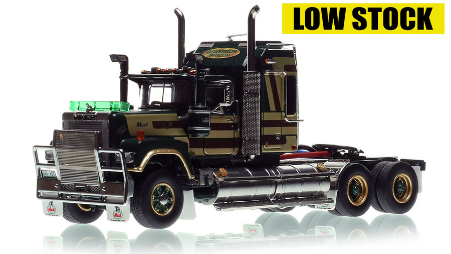 1:50 Scale Diecast Model of Mack Bicentennial Superliner II Tandem-Axle Sleeper - Governor Phillip AU