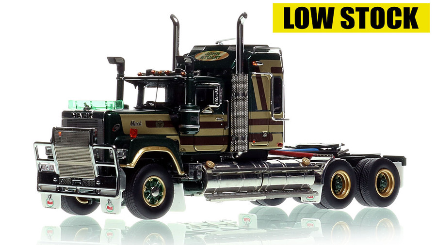 1:50 Diecast Scale Model of Mack Bicentennial Superliner II Tandem-Axle Sleeper - John Stuart AU