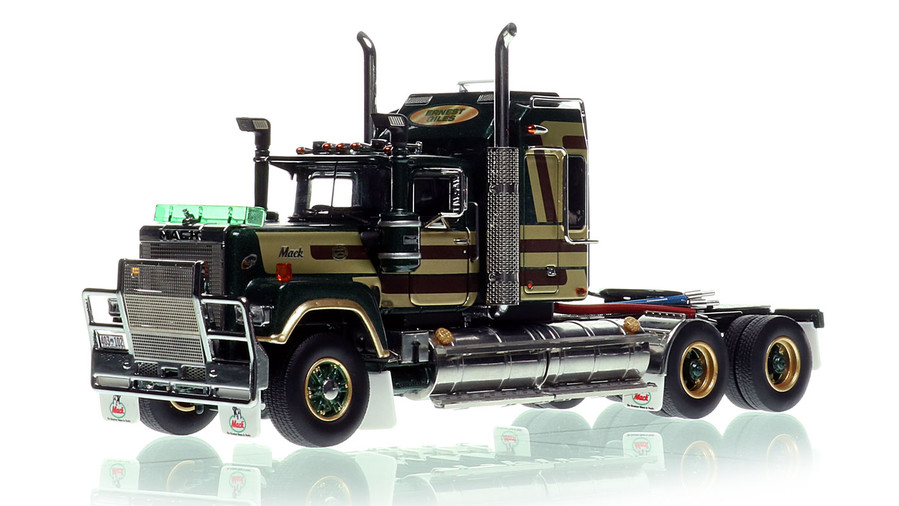 1:50 Scale Model of Mack Bicentennial Superliner II Tandem-Axle Sleeper - Ernest Giles AU