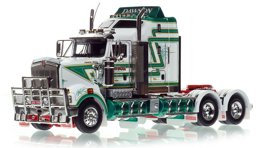 1:50 Scale Diecast Model of Kenworth T909 Tandem Axle Tractor - Dawson Haulage AU