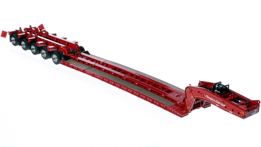 1:50 Scale Diecast Model of Fontaine Magnitude 80 - 100-Ton 5-Axle Step Deck Trailer - DeBerardinis Heavy Haul