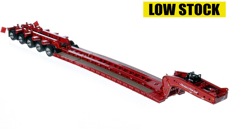 1:50 Scale Diecast Model of Fontaine Magnitude 80 - 100-Ton 5-Axle Step Deck Trailer - DeBerardinis Heavy Haul