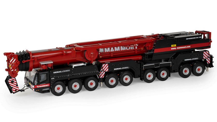 1:50 Scale Diecast Model of Mammoet Demag AC 650 All-Terrain Mobile Crane
