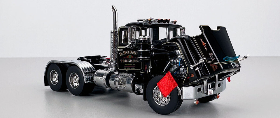 Heavy Haul Replicas D. Rounds Trucking 1988 Mack R688 tandem axle