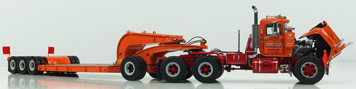 Heavy Haul Replicas Ram Rock Contracting Company 1985 Mack R686SX