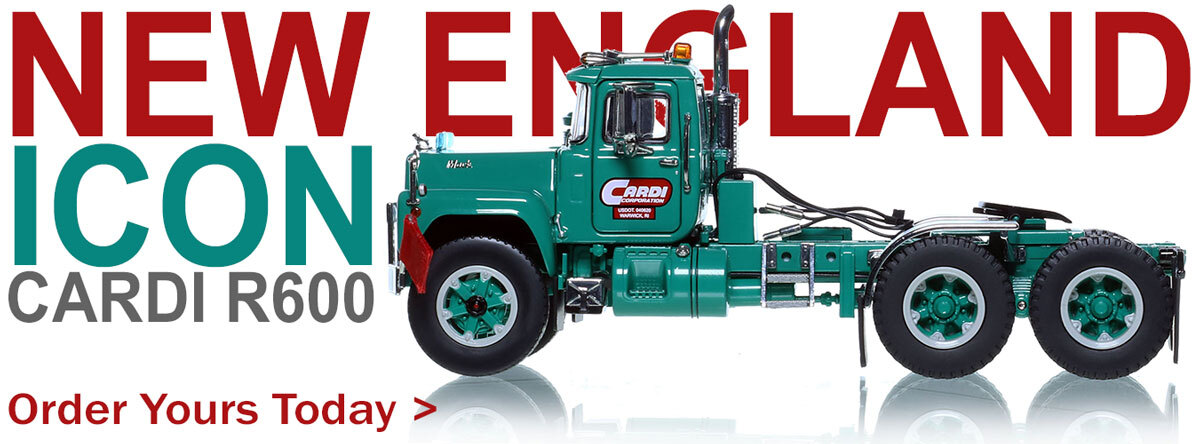 1:50 scale diecast model of Cardi Corporation Mack R600 Tandem Axle Tractor