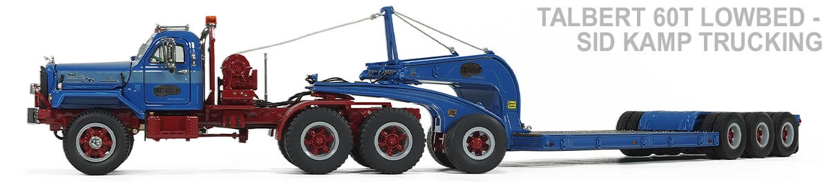 Trailer for 1:50 Scale Diecast Model of Sid Kamp Trucking 1964 Mack B-81 Tandem Axle Tractor