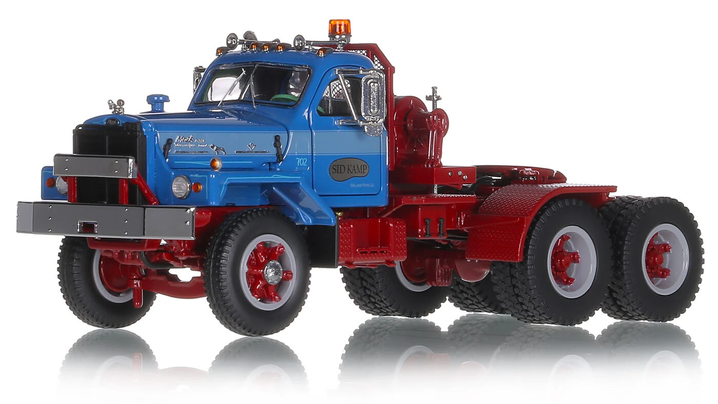 1:50 Scale Diecast Model of Sid Kamp Trucking 1964 Mack B-81 Tandem Axle Tractor