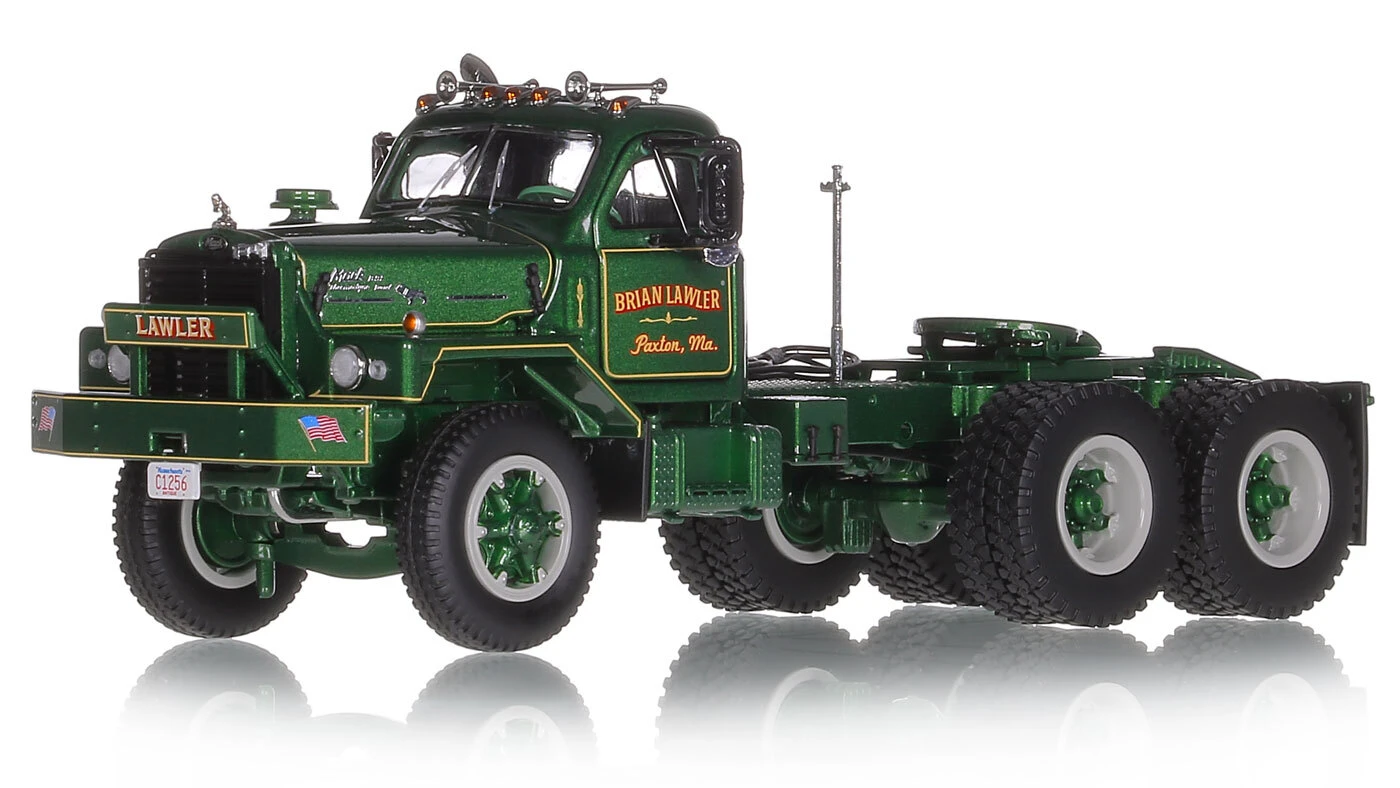 1:50 Scale Diecast Model of Brian Lawler Mack B-81 Tandem Axle Tractor