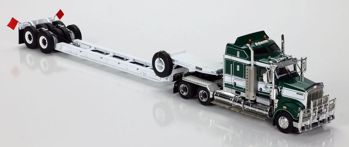 1:50 Scale Diecast Model of 1950s Rogers 90-Ton Beam Trailer - White 9003