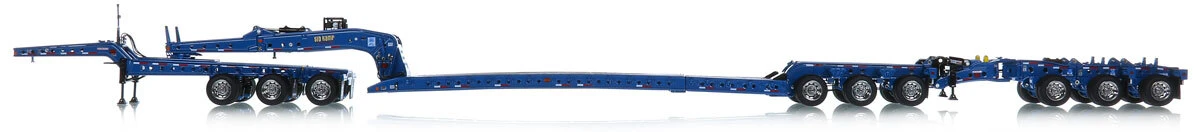 1:50 Scale Diecast Model of Sid Kamp Trucking Fontaine Magnitude 80 - 3x3x3 Flat Level Deck Trailer