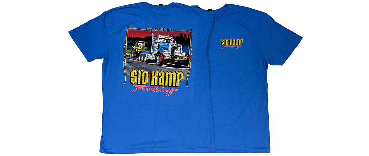 Sid Kamp Trucking Titan T-shirt - Blue
