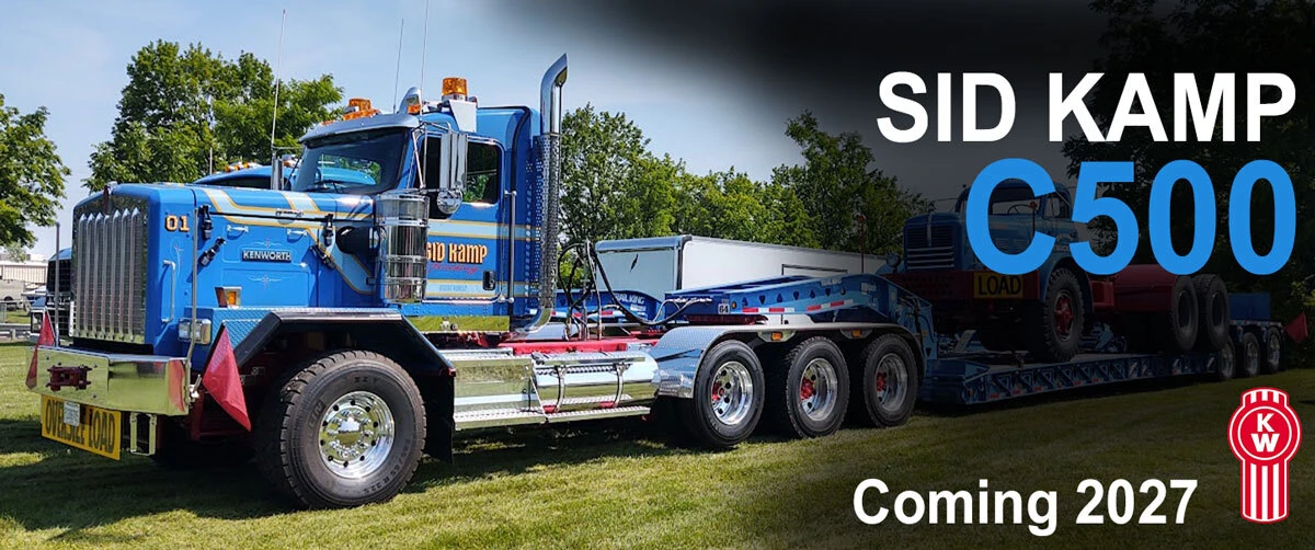 1:50 Scale Diecast Model of Sid Kamp Kenworth C500