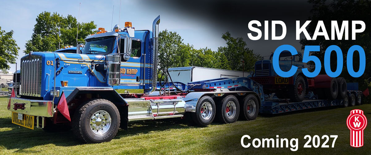 1:50 scale Kenworth C500 diecast model for Sid Kamp trucking coming soon