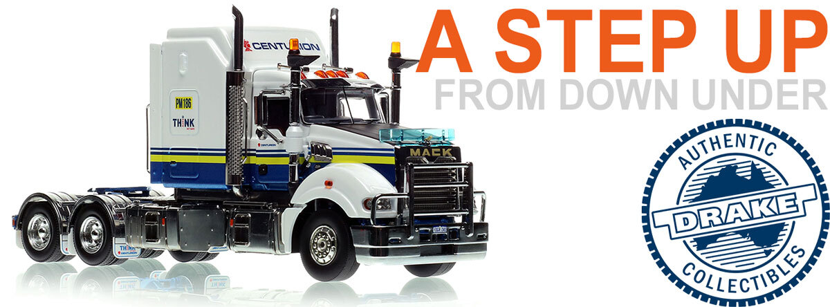 1:50 scale diecast models by Drake Collectibles