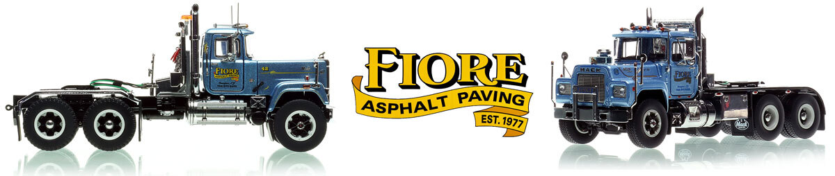 1:50 scale diecast Fiore Asphalt Paving Mack models