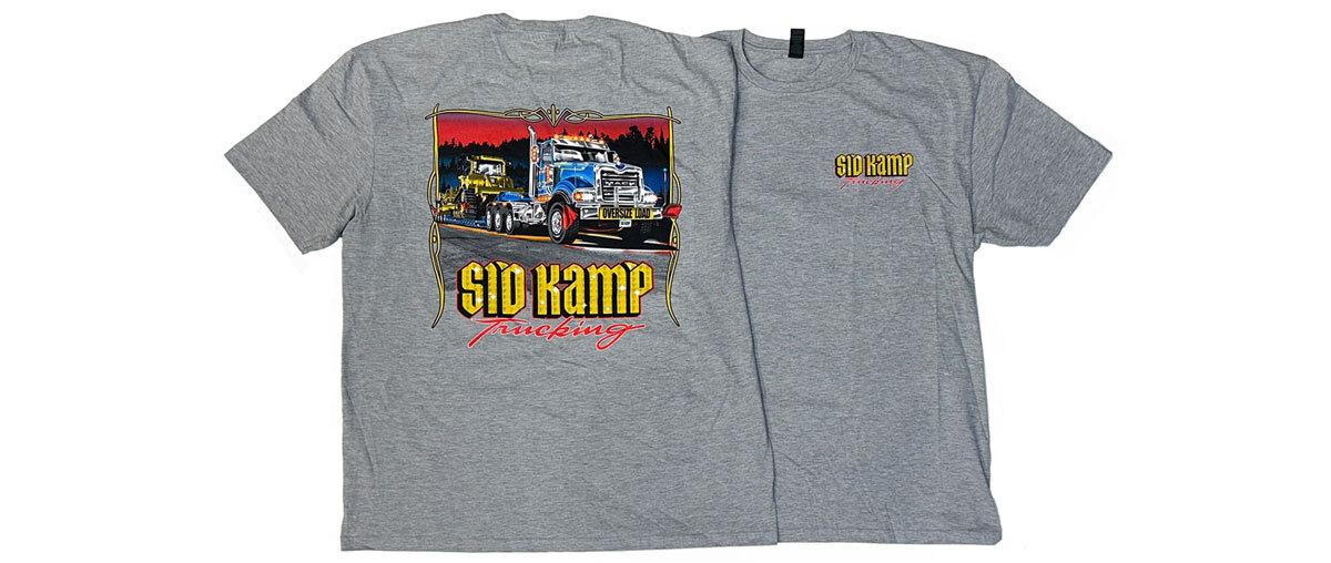 Sid Kamp Trucking Titan T-shirt - Grey