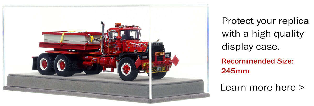 Display Case for DeBerardinis Heavy Haul 1990 Mack RD800 - Big Kenny