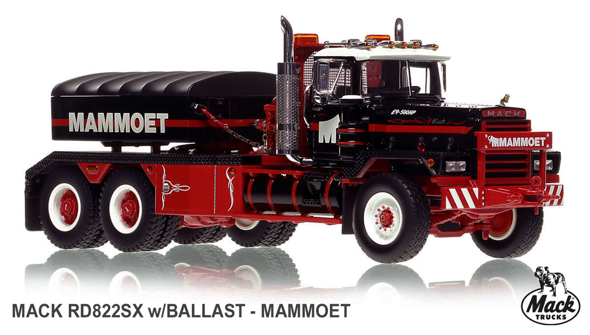 1:50 scale model of Mammoet 1995 Mack RD822SX - 410311_000