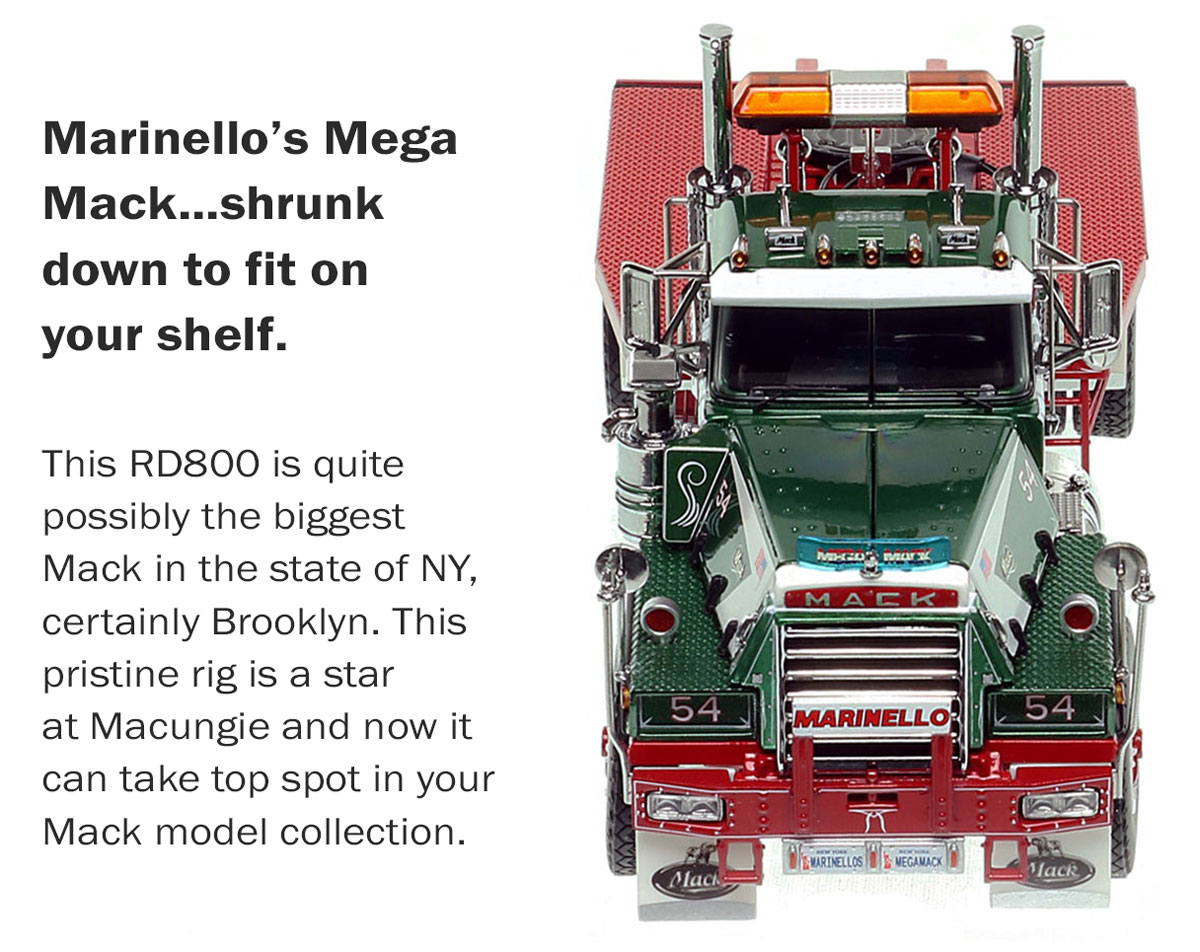 Heavy Haul Replicas Marinello Truck Sales 1990 Mack RD800 tandem