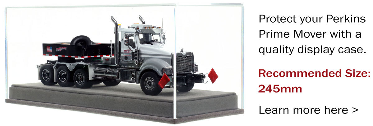 Display Case for Perkins Specialized Transportation Contracting Mack Titan Tri-Axle Tractor