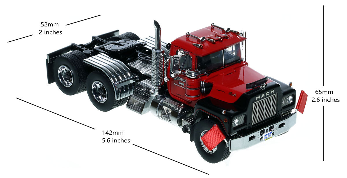 Heavy Haul Replicas Manchester Bros Mack R tandem axle tractor
