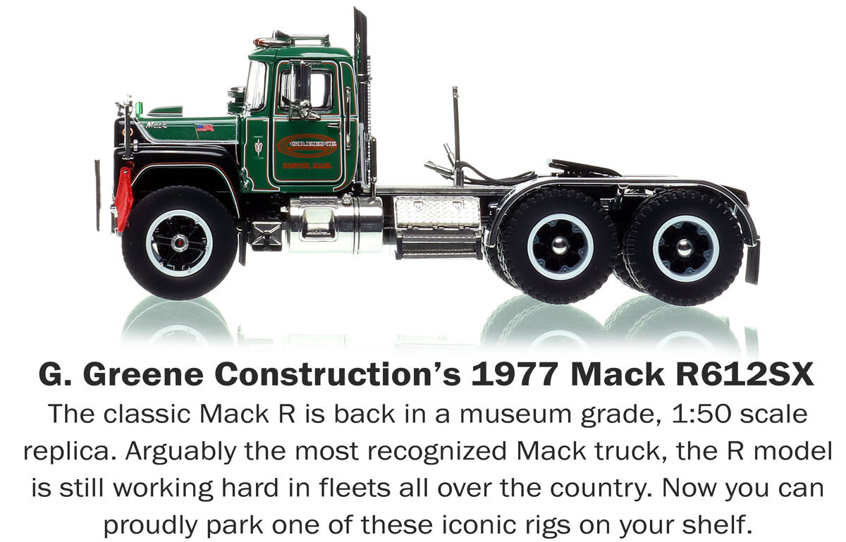 Heavy Haul Replicas G. Greene Construction 1977 Mack RD612SX1149