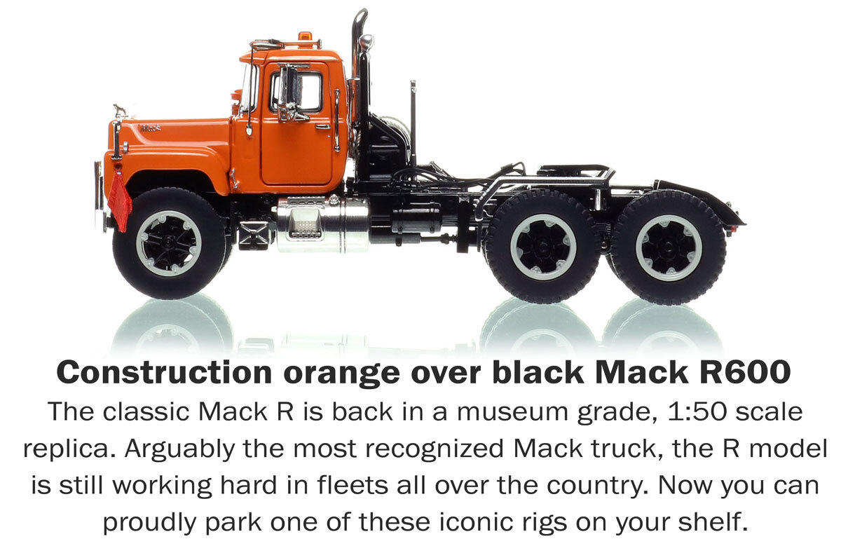 Heavy Haul Replicas Mack R600 Tandem Axle Tractor - Orange 2010