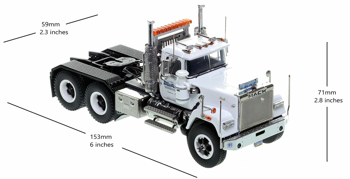 Brian Blair 1991 Mack Superliner Tandem Axle Tractor Specs