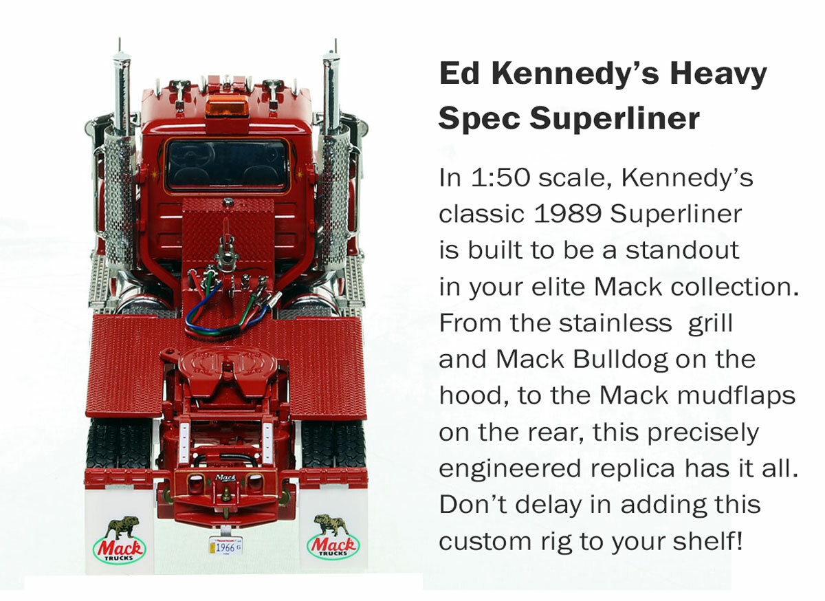 Kennedy 1989 Mack Superliner Tandem Axle Tractor Dimensions