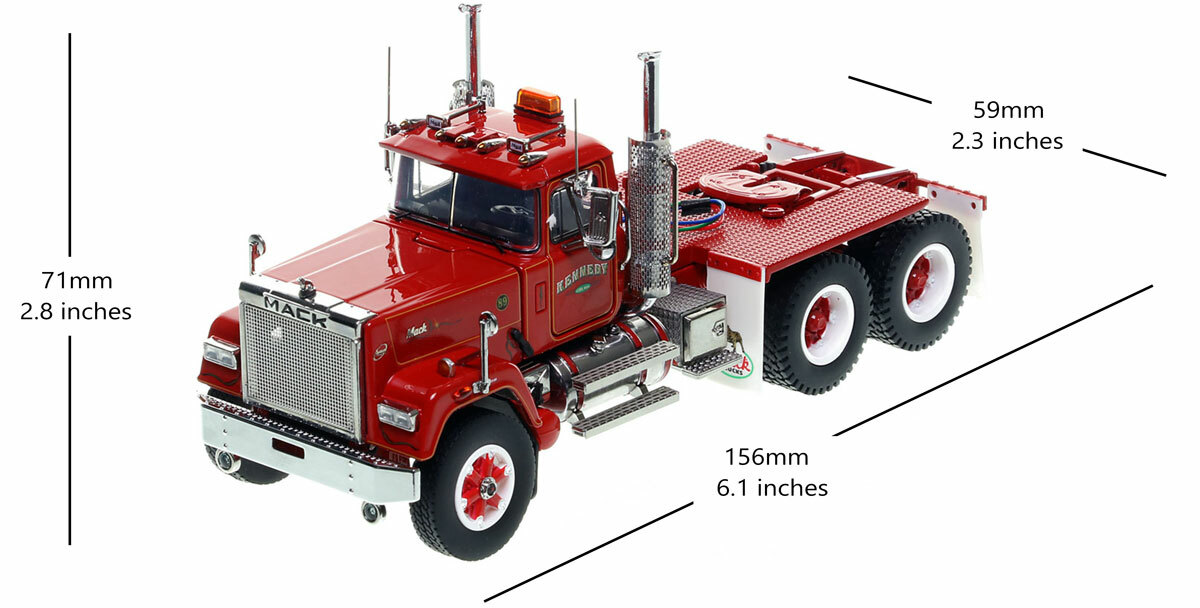 Kennedy 1989 Mack Superliner Tandem Axle Tractor Specs