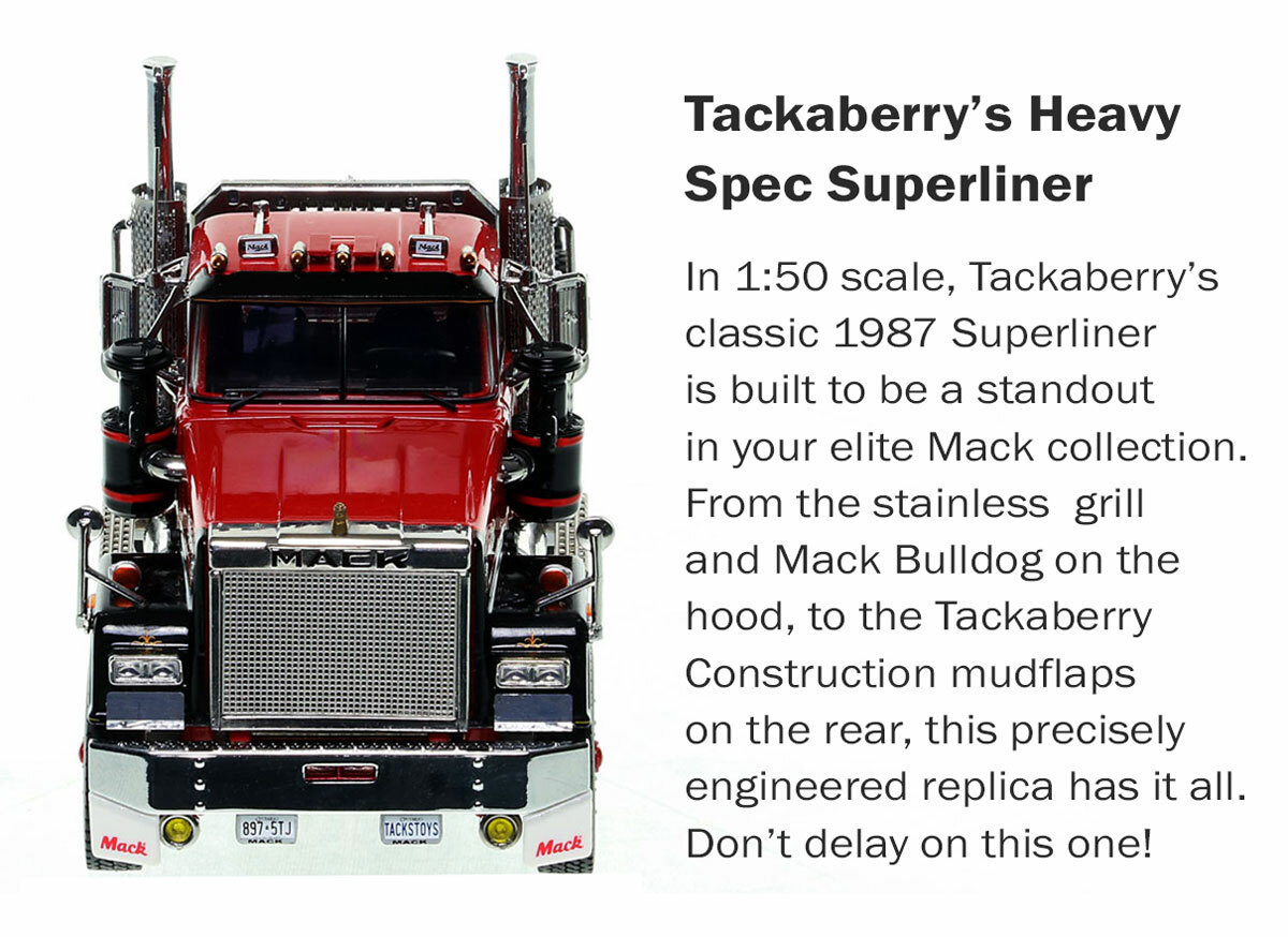 Tackaberry's Heavy Hauling 1987 Mack Superliner Tandem Axle Tractor Specs